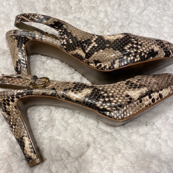 Gagarin snake print high heels size 7.5 - Picture 4 of 4